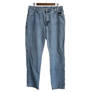 Vintage‎ Harley Davidson jeans women's 12L classic tapered blue cotton biker y2k